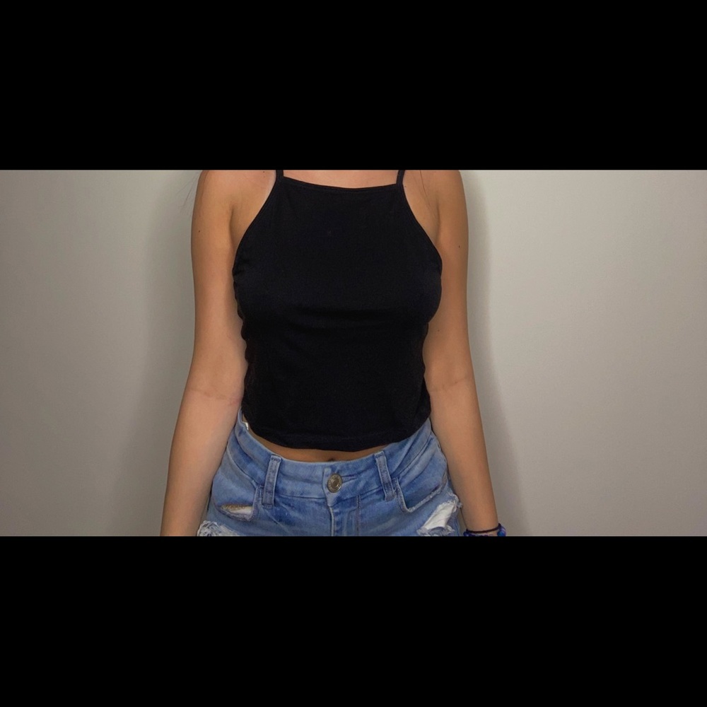 ✨black h&m top✨